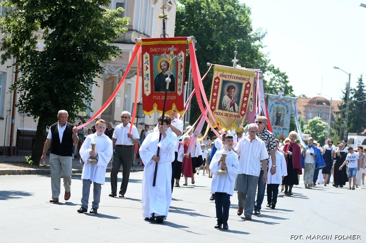 Procesja Bożego Ciała w Miliczu 2019