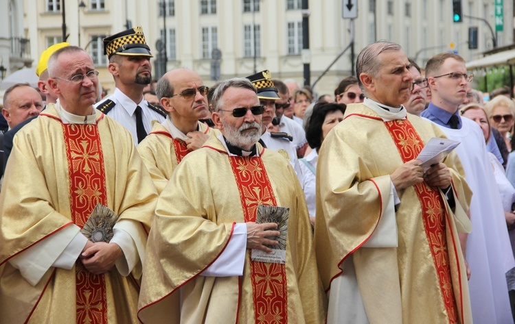 Boże Ciało 2019 w Warszawie