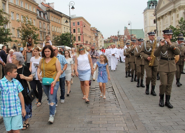 Boże Ciało 2019 w Warszawie