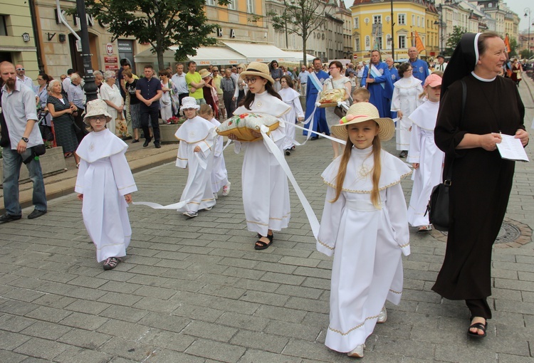 Boże Ciało 2019 w Warszawie