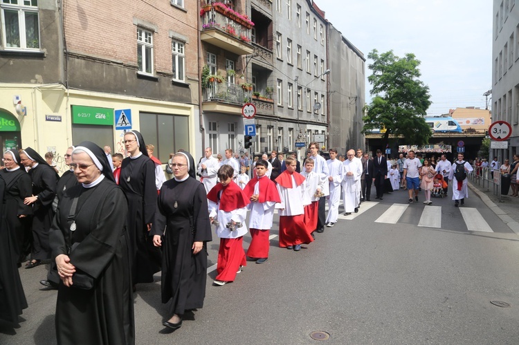 Centralna procesja Bożego Ciała w Katowicach