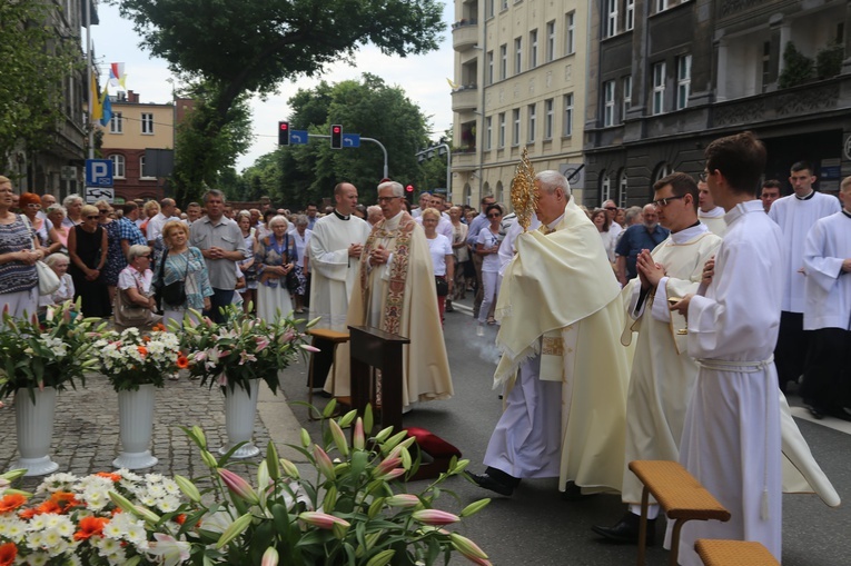 Centralna procesja Bożego Ciała w Katowicach