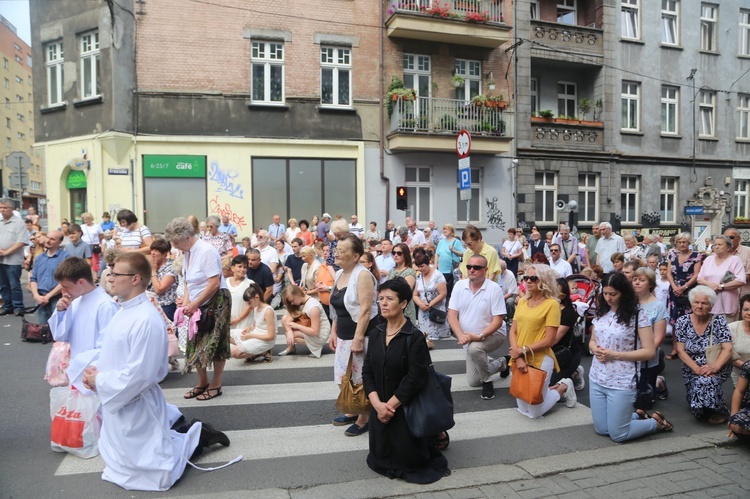 Centralna procesja Bożego Ciała w Katowicach