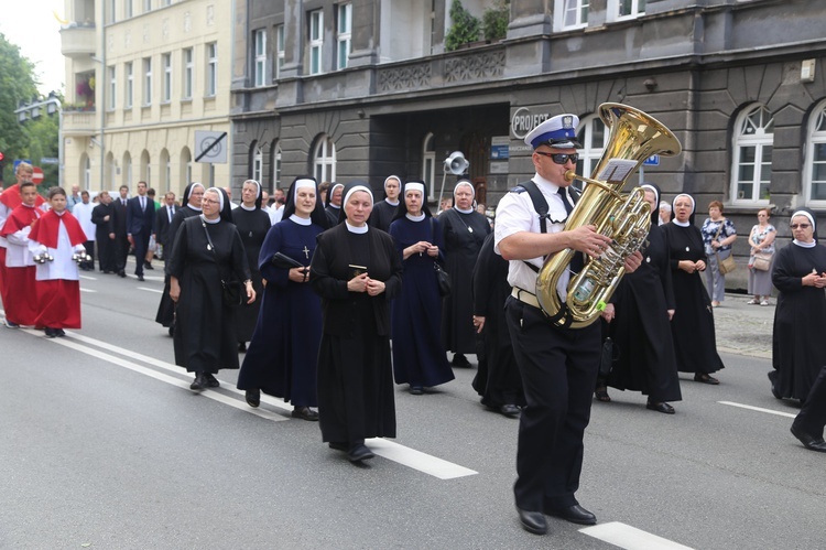 Centralna procesja Bożego Ciała w Katowicach