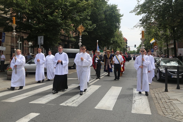 Centralna procesja Bożego Ciała w Katowicach