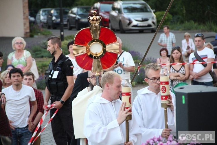 Zielonogórskie uwielbienie w Boże Ciało