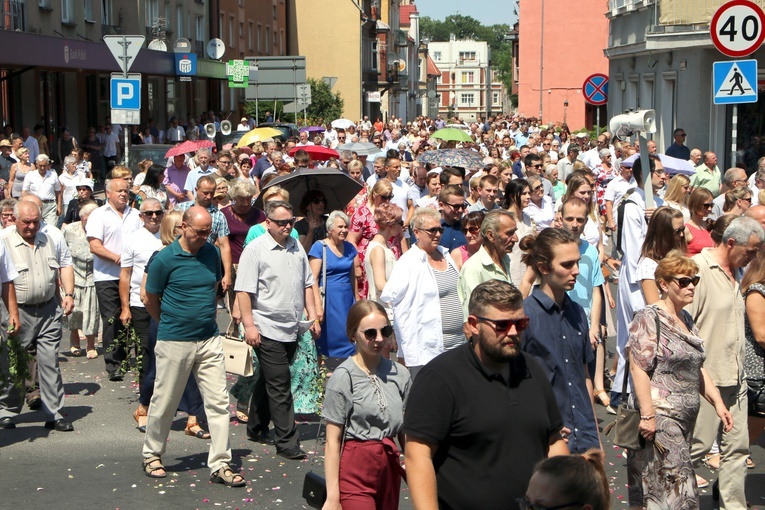 Procesja Bożego Ciała w Wołowie 2019