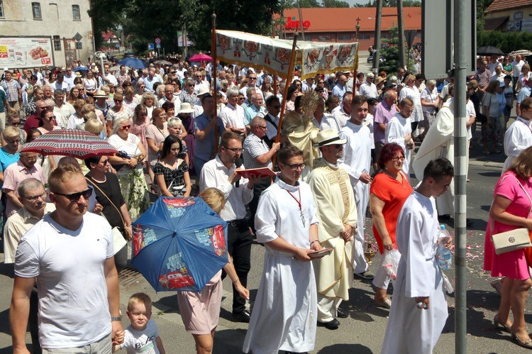 Procesja Bożego Ciała w Wołowie 2019