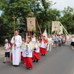 Procesja Bożego Ciała w parafii pw. Andrzeja Apostoła we Wrocławiu-Stabłowicach