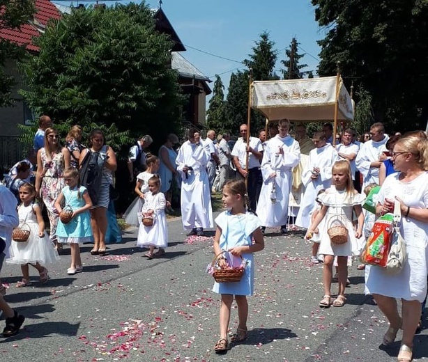 Procesja Bożego Ciała w Wawrzeńczycach 2019