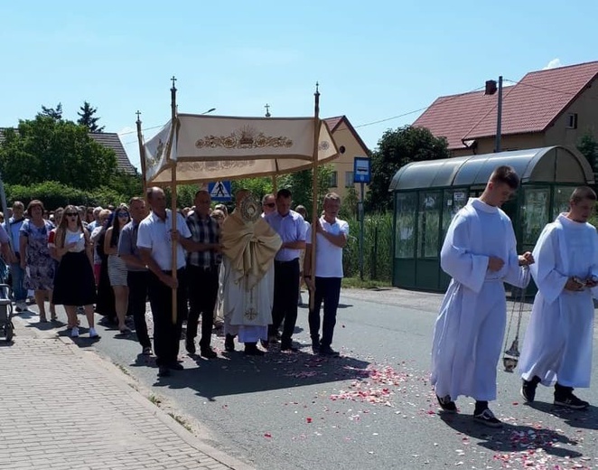 Procesja Bożego Ciała w Wawrzeńczycach 2019