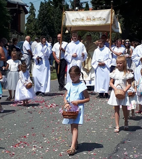 Procesja Bożego Ciała w Wawrzeńczycach 2019