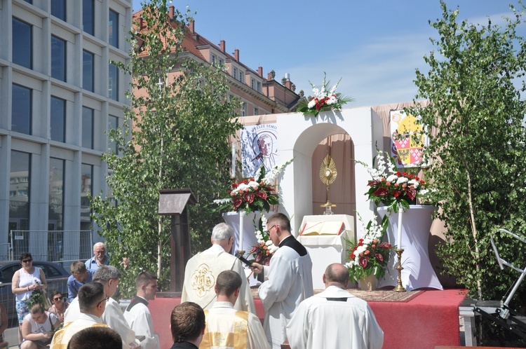 Centralna Procesja Boże Ciała w obiektywie seminarzysty