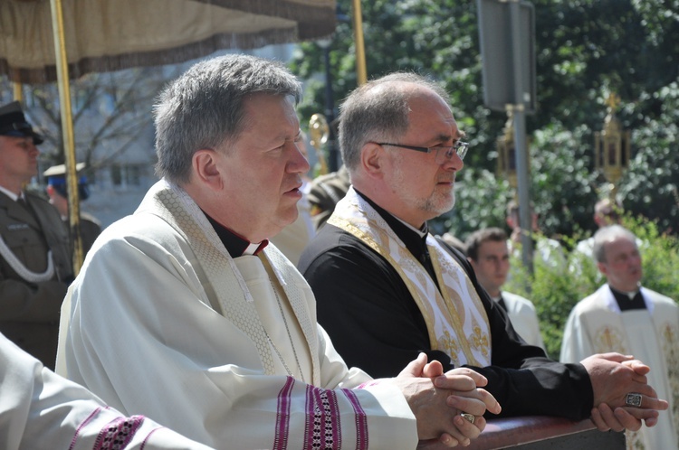 Centralna Procesja Boże Ciała w obiektywie seminarzysty