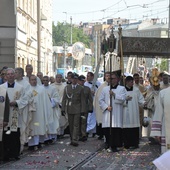 Centralna Procesja Boże Ciała w obiektywie seminarzysty