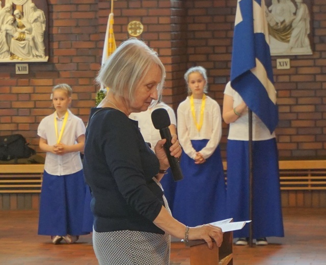 Konsekracja wdowy w kościele franciszkanów