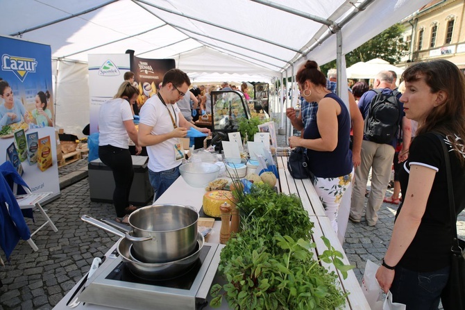 Sandomierski festiwal "Chleb Wino Ser". 