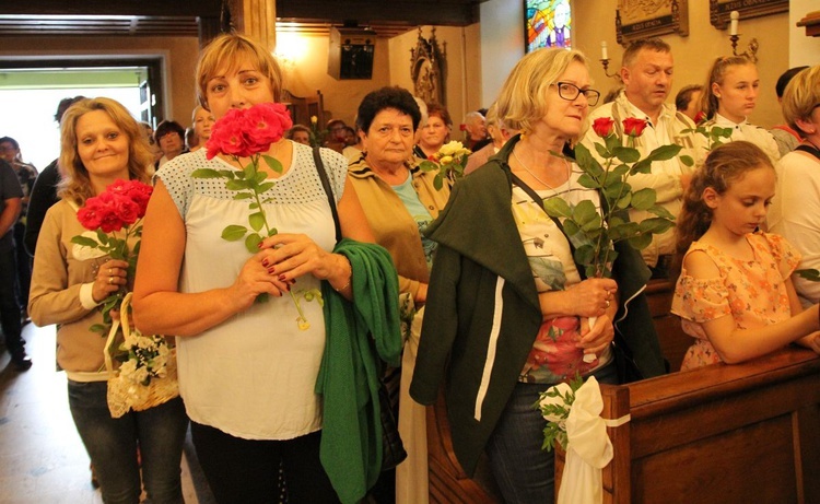 Nabożeństwo ku czci św. Rity w Rycerce Górnej