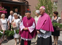 Jubilat wraz z kolegą kursowym - bp. Decem.