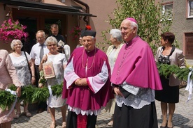 Jubilat wraz z kolegą kursowym - bp. Decem.