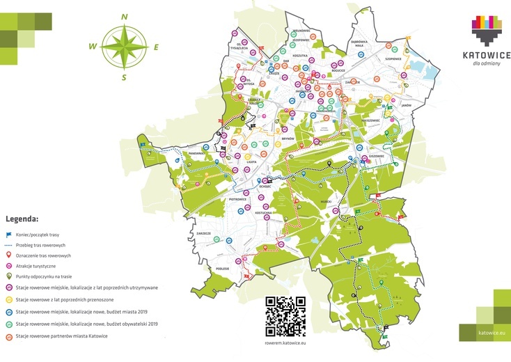 Katowice: nowe stacje systemu wypożyczania rowerów miejskich