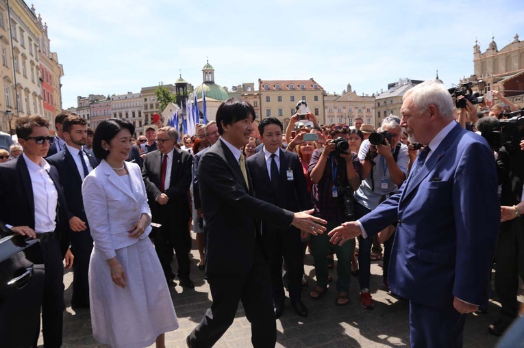 Japońska para książęca w Krakowie