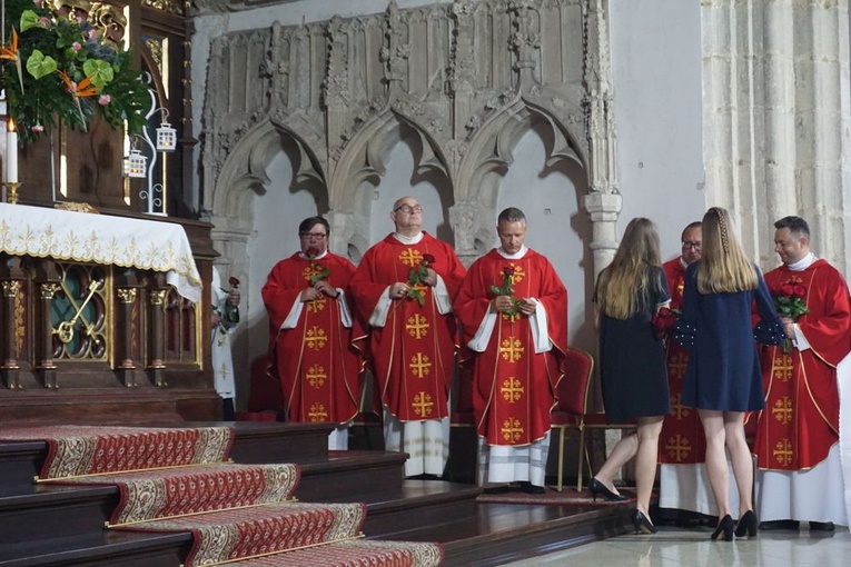 Trzy uroczystości w bazylice w Strzegomiu