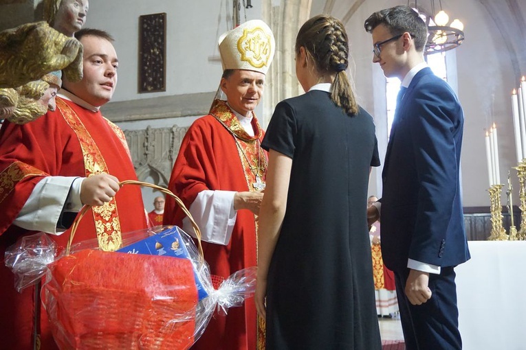 Trzy uroczystości w bazylice w Strzegomiu