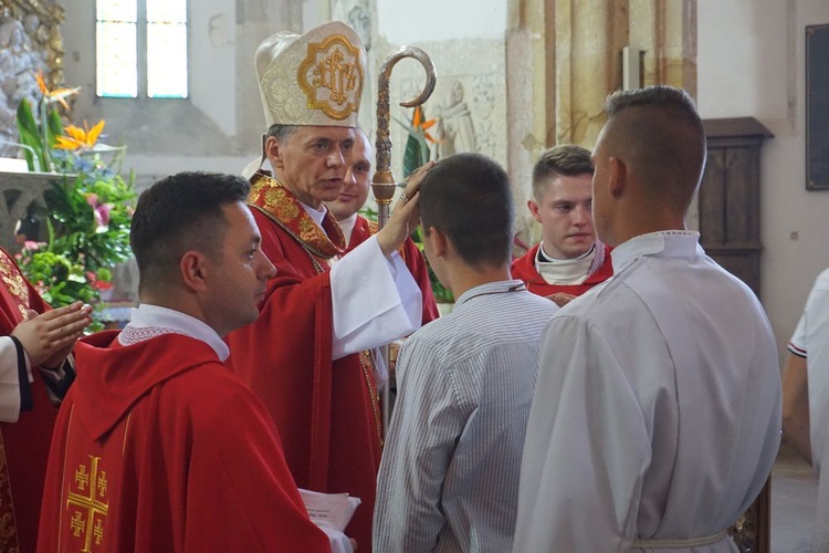 Trzy uroczystości w bazylice w Strzegomiu