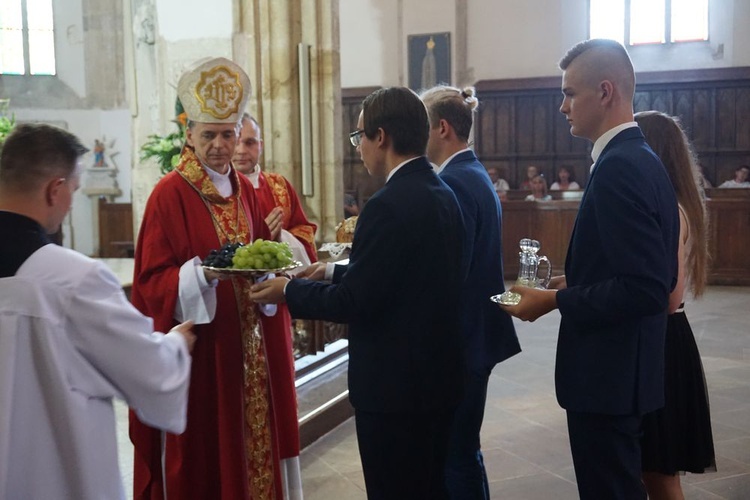 Trzy uroczystości w bazylice w Strzegomiu