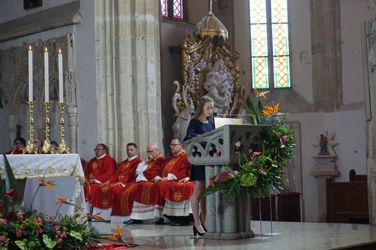 Trzy uroczystości w bazylice w Strzegomiu