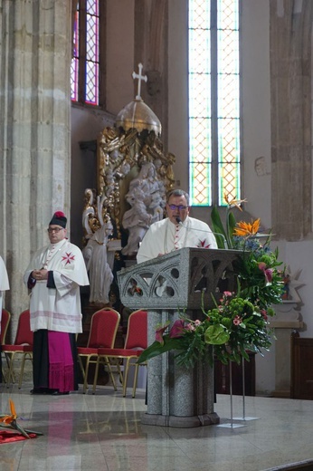 Trzy uroczystości w bazylice w Strzegomiu