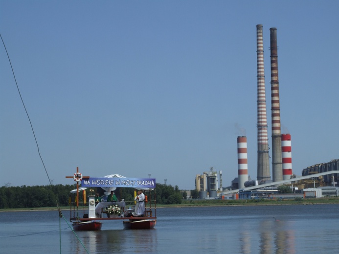 Msza św. na zalewie rybnickim