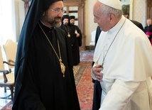 Podczzas spotkania papieża i przedstawiciela Konstantynopola, metropolita Hiob