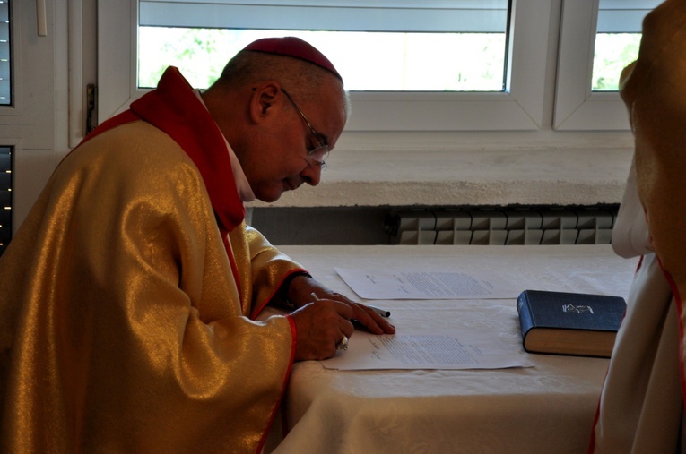 Święcenia diakona stałego w Roszowickim Lesie