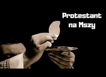 Protestant na Mszy świętej