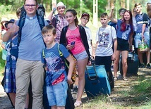 Do Ocypla przyjechała duża grupa z parafii św. Józefa w Olsztynie.