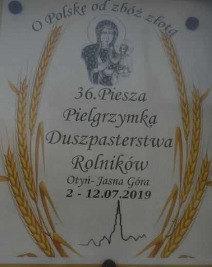  36. Piesza Pielgrzymka Duszpasterstwa Rolników z Otynia na Jasną Górę