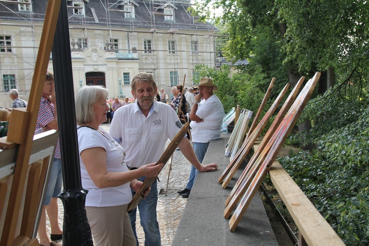 Plener malarski "Oborniki Śląskie 2019". Wernisaż w Bagnie