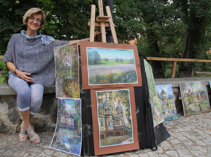 Plener malarski "Oborniki Śląskie 2019". Wernisaż w Bagnie