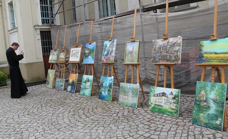 Plener malarski "Oborniki Śląskie 2019". Wernisaż w Bagnie