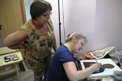 Pierwszy kurs pisania ikon w Żywcu-Moszczanicy