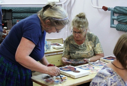 Pierwszy kurs pisania ikon w Żywcu-Moszczanicy