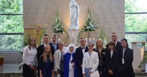 W uroczystości s. Marii Angeliki uczestniczyli jej najbliżsi.