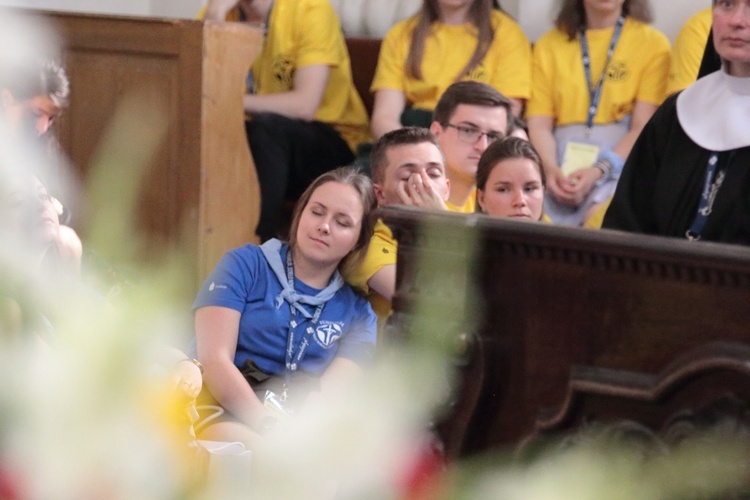 Stypendyści u św. Jadwigi Śląskiej w Legnickim Polu