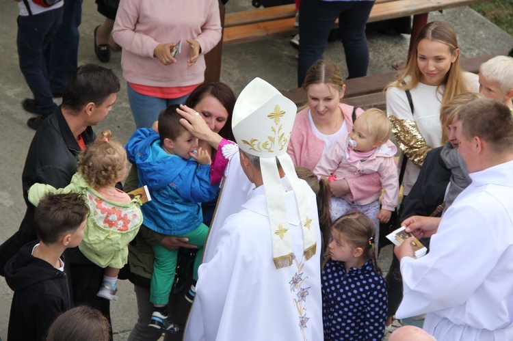 Tęgoborze. Poświęcenie kaplicy pw. Bożego Miłosierdzia