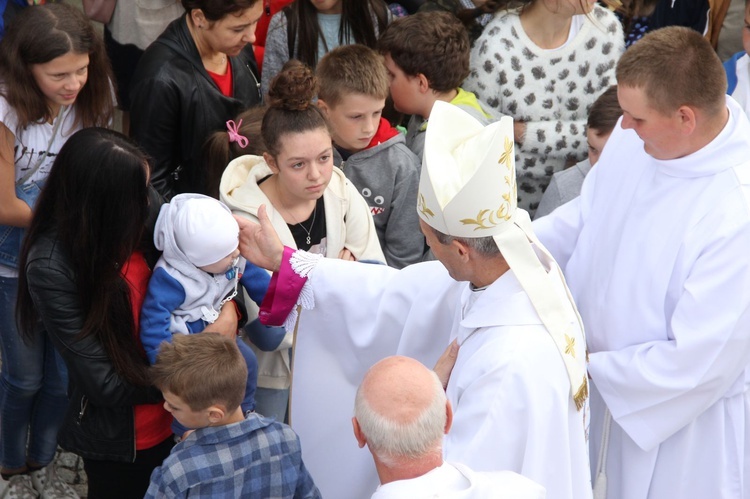 Tęgoborze. Poświęcenie kaplicy pw. Bożego Miłosierdzia