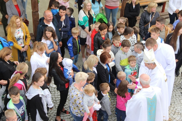 Tęgoborze. Poświęcenie kaplicy pw. Bożego Miłosierdzia