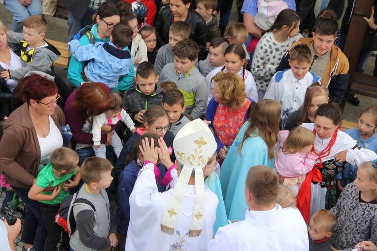 Tęgoborze. Poświęcenie kaplicy pw. Bożego Miłosierdzia