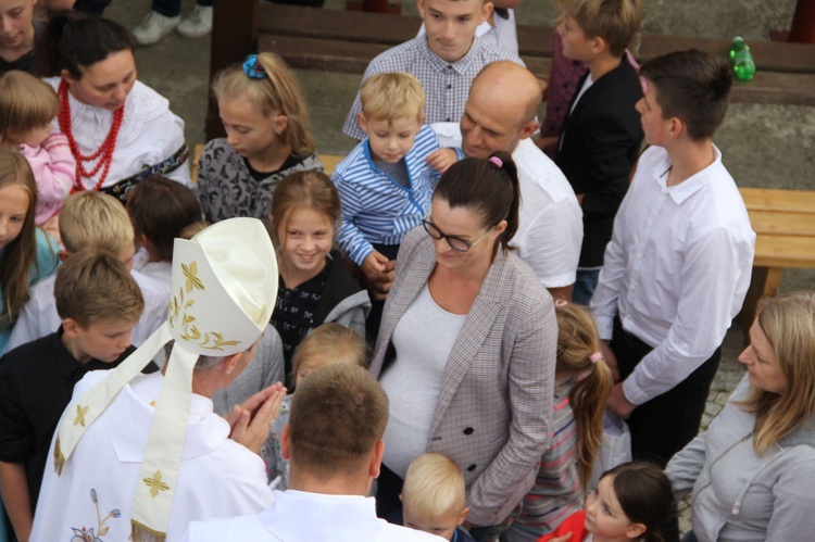 Tęgoborze. Poświęcenie kaplicy pw. Bożego Miłosierdzia